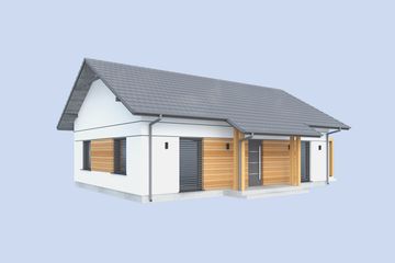  Projekt domu Lugo (SLN2828) - projekt domu parterowego - Zdjęcie 4