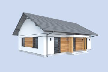  Projekt domu Lugo 2 (SLN2829) - projekt domu parterowego - Zdjęcie 3