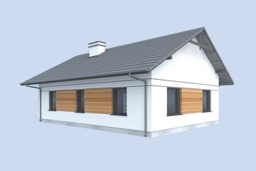  Projekt domu Lugo 2 (SLN2829) - projekt domu parterowego - Zdjęcie 4