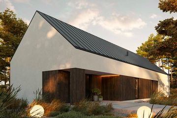  Projekt domu HomeKoncept 117 G1 wariant 01 (KRX1242) - projekt domu parterowego - Zdjęcie 1