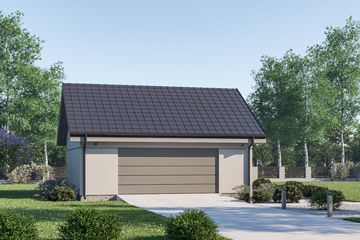  Projekt garażu G20 (WAI1524) - projekt garażu parterowego - Zdjęcie 1