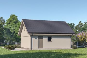  Projekt garażu G20 (WAI1524) - projekt garażu parterowego - Zdjęcie 2