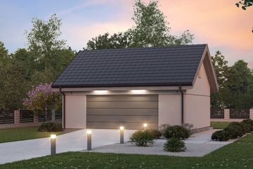  Projekt garażu G20 (WAI1524) - projekt garażu parterowego - Zdjęcie 3