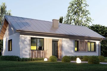  Projekt domu uA378 (WCB1500) - projekt domu parterowego - Zdjęcie 1