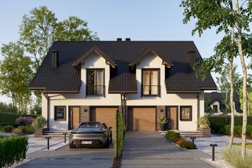  Projekt domu Hania Duolit (1871) (KRD3028) - projekt domu parterowego z poddaszem - Zdjęcie 2