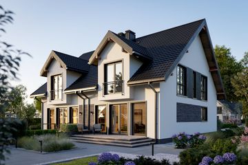  Projekt domu Hania Duolit (1871) (KRD3028) - projekt domu parterowego z poddaszem - Zdjęcie 6