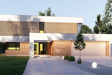  Projekt domu uA275 (WCB1504) - projekt domu z pełnym piętrem - Zdjęcie 1