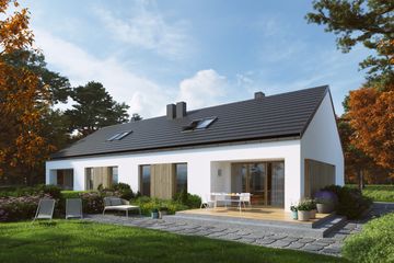  Projekt domu Eco 42 dwulokalowy (WOZ1065) - projekt domu parterowego - Zdjęcie 2