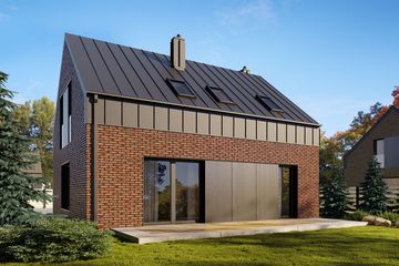  Projekt domu Pulio 2 (BSE1244) - projekt domu parterowego z poddaszem - Zdjęcie 2