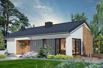  Projekt domu Domidea 12 w2 (WAC1121) - projekt domu parterowego - Zdjęcie 1