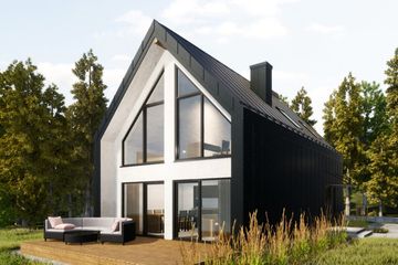  Projekt domu L-302X murowany (SLU1045) - projekt domu parterowego z poddaszem - Zdjęcie 5