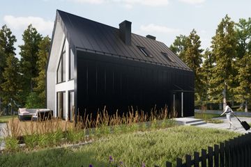  Projekt domu L-302X murowany (SLU1045) - projekt domu parterowego z poddaszem - Zdjęcie 8