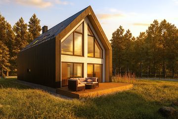  Projekt domu L-302X murowany (SLU1045) - projekt domu parterowego z poddaszem - Zdjęcie 3