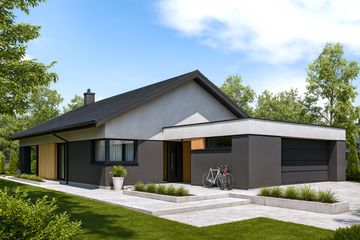  Projekt domu Daniel VIII G2 energo plus (WRC2824) - projekt domu parterowego - Zdjęcie 2