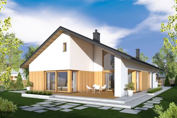  Projekt domu Daniel VIII G2 energo (WRC2825) - projekt domu parterowego - Zdjęcie 2