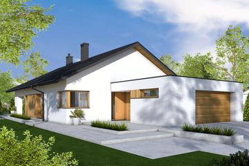  Projekt domu Daniel VIII G2 energo (WRC2825) - projekt domu parterowego - Zdjęcie 1