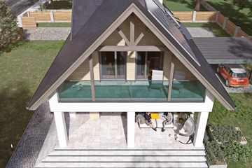  Projekt domu Takt 6 (BSA2369) - projekt domu parterowego z poddaszem - Zdjęcie 4