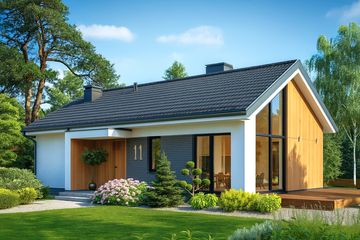  Projekt domu Domidea 12 w5 (WAC1124) - projekt domu parterowego - Zdjęcie 1