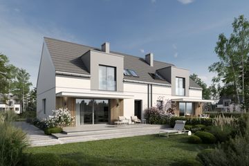  Projekt domu Eco 48 - dwulokalowy (WOZ1067) - projekt domu parterowego z poddaszem - Zdjęcie 4