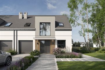  Projekt domu Eco 48 - bliźniak (WOZ1068) - projekt domu parterowego z poddaszem - Zdjęcie 3