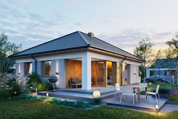  Projekt domu Domena 156 C (WRW1391) - projekt domu parterowego - Zdjęcie 3