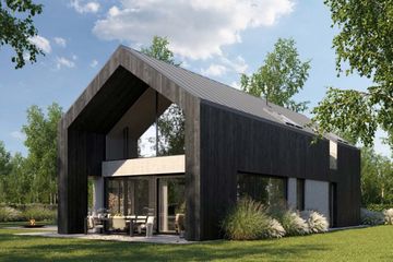  Projekt domu HomeKoncept 114 G2 (KRX1246) - projekt domu parterowego z poddaszem - Zdjęcie 1