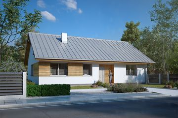  Projekt domu Gwiazdka 5 (BSA2365) - projekt domu parterowego - Zdjęcie 4