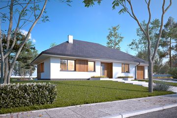  Projekt domu Gwiazdka 4 (BSA2367) - projekt domu parterowego - Zdjęcie 5