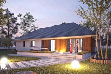  Projekt domu Gwiazdka 4 (BSA2367) - projekt domu parterowego - Zdjęcie 2