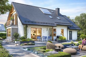  Projekt domu BW-03 wariant 1 (JGC1258) - projekt domu parterowego z poddaszem - Zdjęcie 3