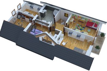  Projekt domu BW-03 wariant 1 (JGC1258) - projekt domu parterowego z poddaszem - Zdjęcie 5