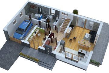  Projekt domu BW-03 wariant 7 (FL) (JGC1259) - projekt domu parterowego z poddaszem - Zdjęcie 4