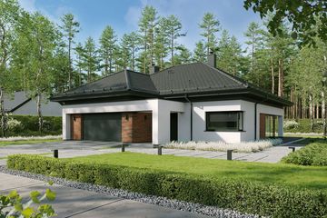  Projekt domu EG-104 (WWB1133) - projekt domu parterowego - Zdjęcie 3