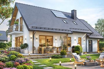  Projekt domu BW-03 wariant 11 (JGC1256) - projekt domu parterowego z poddaszem - Zdjęcie 3