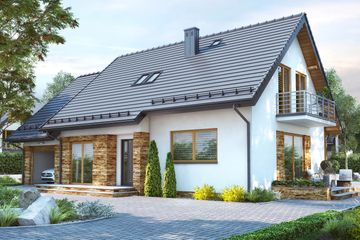  Projekt domu BW-03 wariant 11 (JGC1256) - projekt domu parterowego z poddaszem - Zdjęcie 3