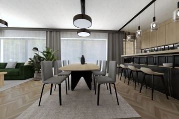 Projekt domu Ka258 T - parterowy z poddaszem dom o powierzchni 161,05 m², dach dwuspadowy - ujęcie 4