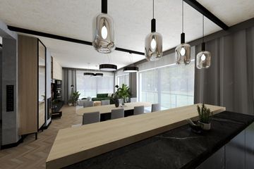 Projekt domu Ka258 T - parterowy z poddaszem dom o powierzchni 161,05 m², dach dwuspadowy - ujęcie 12