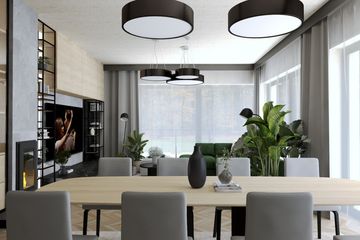 Projekt domu Ka258 T - parterowy z poddaszem dom o powierzchni 161,05 m², dach dwuspadowy - ujęcie 14