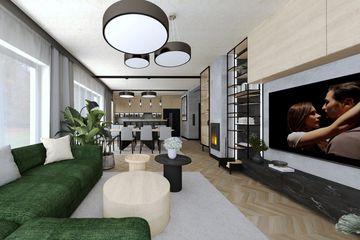 Projekt domu Ka258 T - parterowy z poddaszem dom o powierzchni 161,05 m², dach dwuspadowy - ujęcie 16