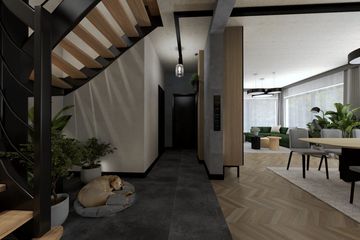 Projekt domu Ka258 T - parterowy z poddaszem dom o powierzchni 161,05 m², dach dwuspadowy - ujęcie 28