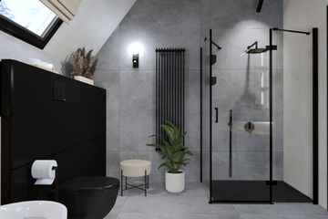 Projekt domu Ka258 T - parterowy z poddaszem dom o powierzchni 161,05 m², dach dwuspadowy - ujęcie 31