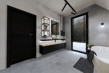 Projekt domu Ka258 T - parterowy z poddaszem dom o powierzchni 161,05 m², dach dwuspadowy - ujęcie 33