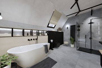 Projekt domu Ka258 T - parterowy z poddaszem dom o powierzchni 161,05 m², dach dwuspadowy - ujęcie 34