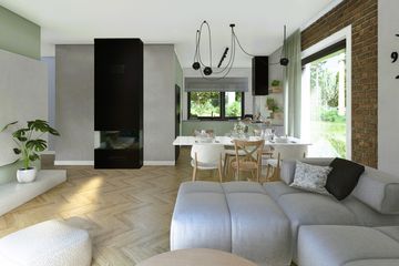  Projekt domu Ka232 (PKT1303) - projekt domu parterowego - Zdjęcie 3