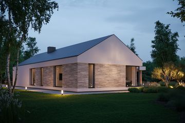  Projekt domu BrickHouse 115 G2 (KRZ1076) - projekt domu parterowego - Zdjęcie 6