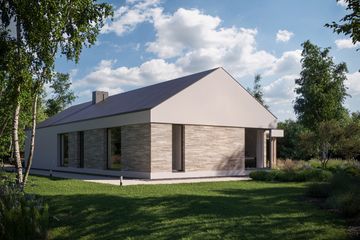  Projekt domu BrickHouse 115 G2 (KRZ1076) - projekt domu parterowego - Zdjęcie 7