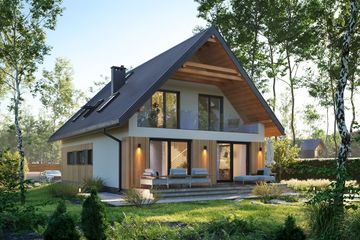  Projekt domu Dominik Prima (1883) (KRD3020) - projekt domu parterowego z poddaszem - Zdjęcie 4