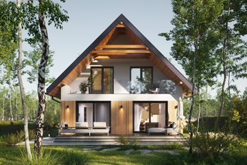  Projekt domu Dominik Prima (1883) (KRD3020) - projekt domu parterowego z poddaszem - Zdjęcie 5