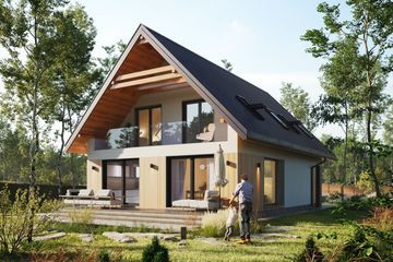  Projekt domu Dominik Prima (1883) (KRD3020) - projekt domu parterowego z poddaszem - Zdjęcie 6