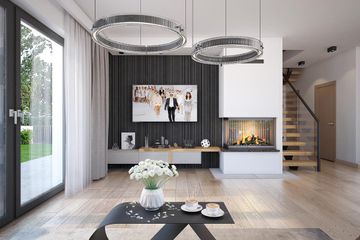  Projekt domu Tamarillo 8 modern s2 (WOF1226) - projekt domu parterowego z poddaszem - Zdjęcie 7